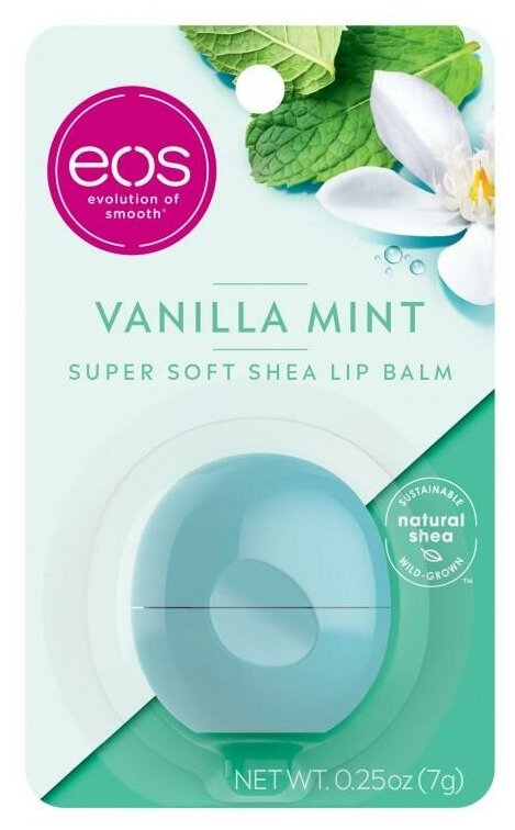EOS Бальзам для губ Eos Vanilla Mint Ваниль-мята (EOS, ) - фото №3