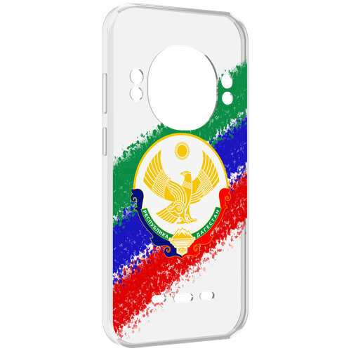 Чехол MyPads герб флаг Дагестана для UleFone Power Armor 16 Pro задняя-панель-накладка-бампер