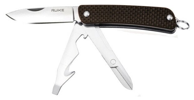 Нож многофункциональный RUIKE S31 коричневый