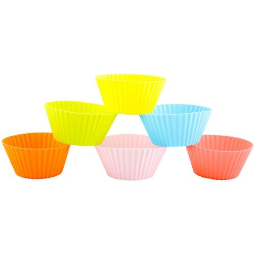 Набор форм для выпечки mallony roseo 6шт 7х45х35см силикон в ассортименте 699₽