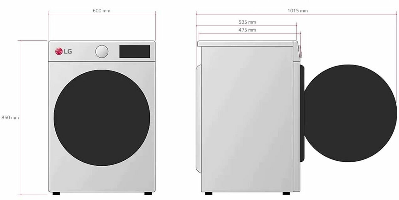 Стирально-сушильная машина LG F2V5GG2S - фотография № 2