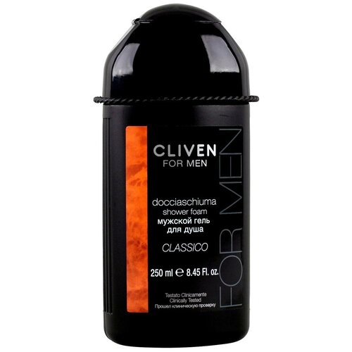Пена-гель для душа Cliven For men Classico, 250 мл, 250 г