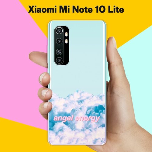 Силиконовый чехол на Xiaomi Mi Note 10 Lite Angel / для Сяоми Ми Ноут 10 Лайт силиконовый чехол с принтом meaning для xiaomi mi note 10 lite сяоми ми ноут 10 лайт