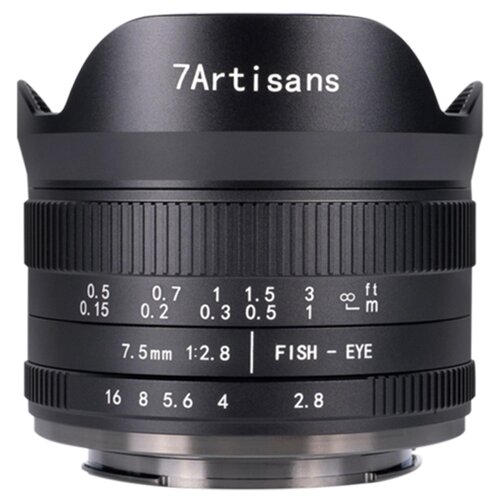 Объектив 7artisans 7.5mm F2.8 II micro 4/3