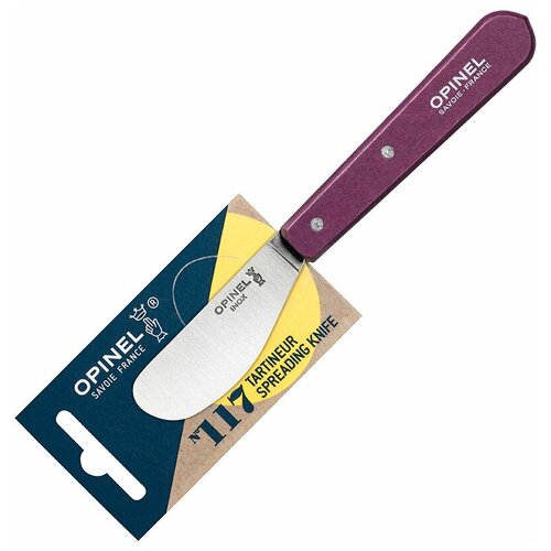 фото Нож для масла opinel №117 блистер сливовый