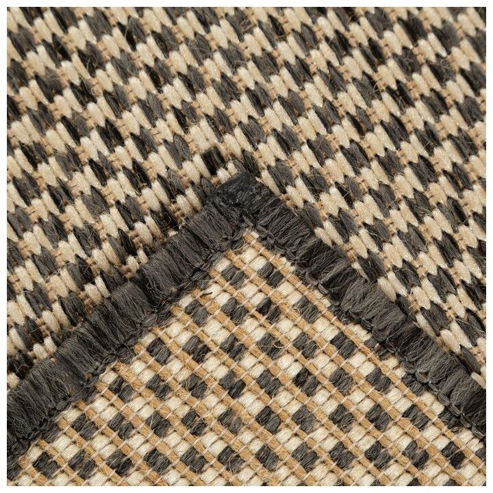 Витебские ковры Ковер Циновка прямоугольный 80х150 см, ПП 100%, джут - фотография № 3