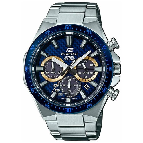 Наручные часы CASIO Edifice, синий, серебряный