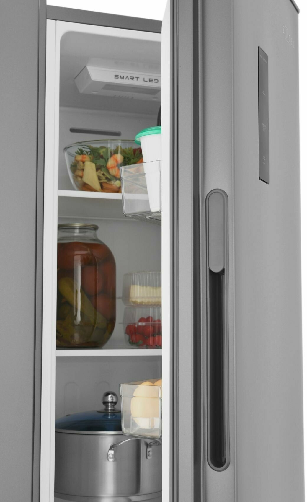 Холодильник Side by Side ZUGEL ZRF1851X - фотография № 6