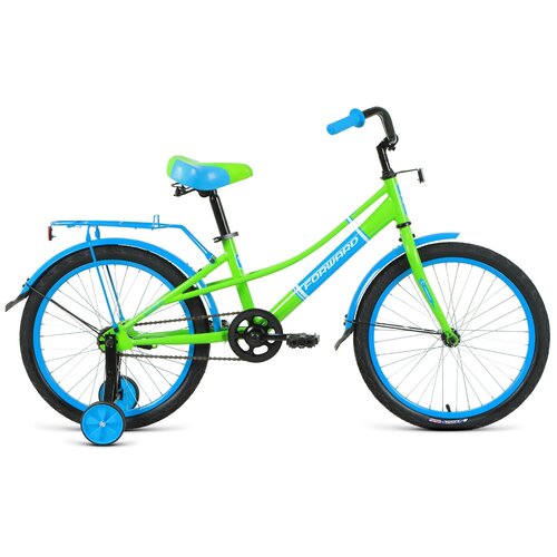Велосипед 20 FORWARD AZURE (1-ск.) 2022 (рама 10.5) зеленый/голубой