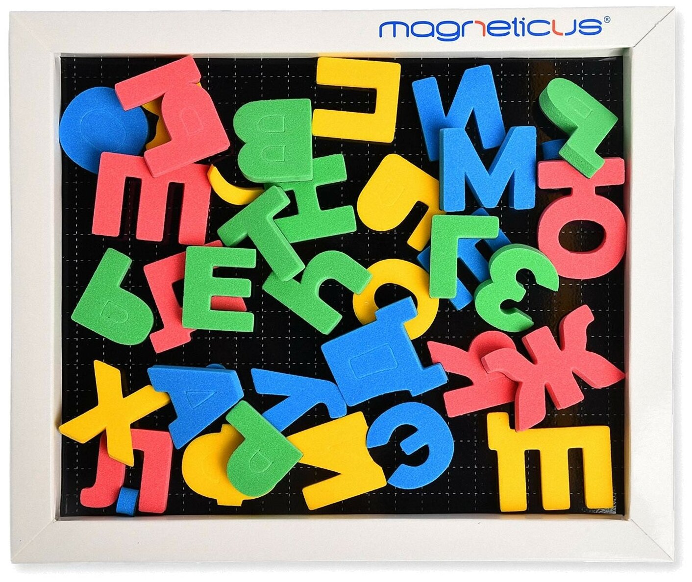 Игровой набор Мягкие магнитные Буквы Magneticus - фото №7