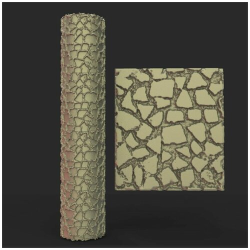 Рельефный текстурный ролик для полимерной глины, мастики, марципана и теста