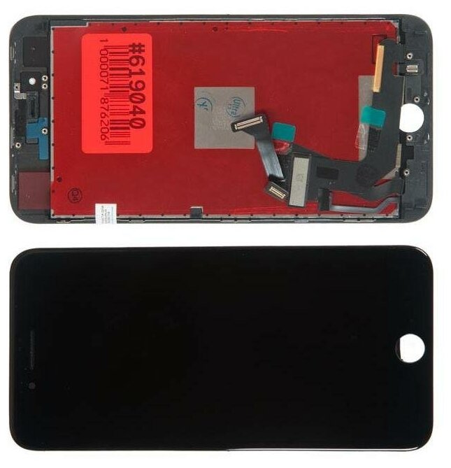 Модуль (дисплей в сборе с тачскрином) для Apple черный iPhone 8 Plus