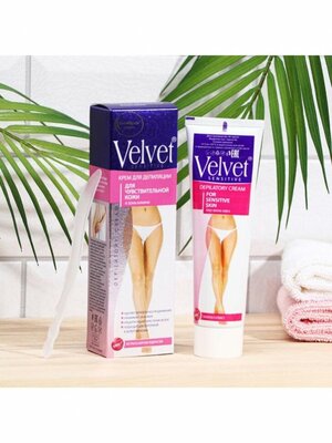 Velvet Крем для депиляции для чувствительной кожи и зоны бикини — купить в интернет-магазине по низкой цене на Яндекс Маркете