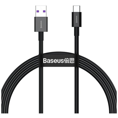Кабель Baseus Superior Series Fast Charging Data Cable USB to Type-C 66W 1m Black (CATYS-01) горящие скидки baseus superior series catys 01 usb to usb c 1m black