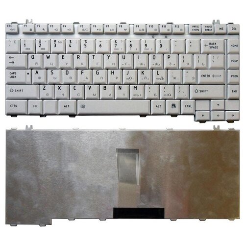 Клавиатура для ноутбука Toshiba Satellite A200 A205 A210 белая