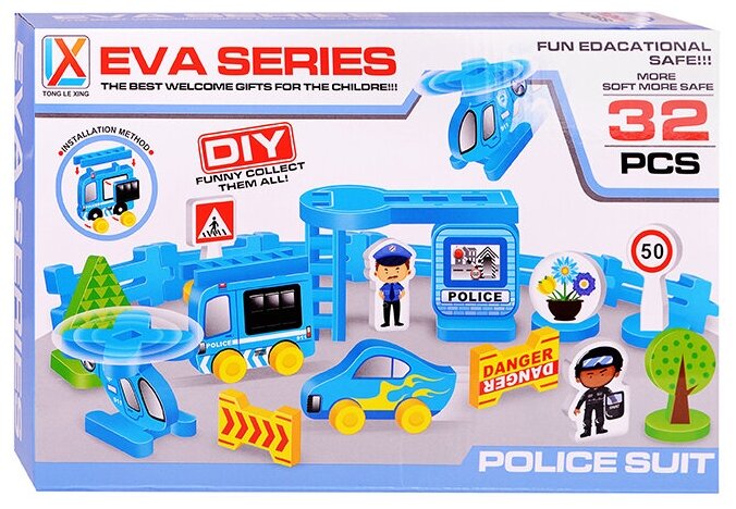 Конструктор 3202H Полиция (32 дет.)