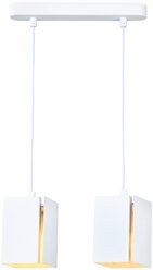 Светильник подвесной со сменной лампой G9 TN5131/2 WH белый E27/2 max 40W 260*80*1150