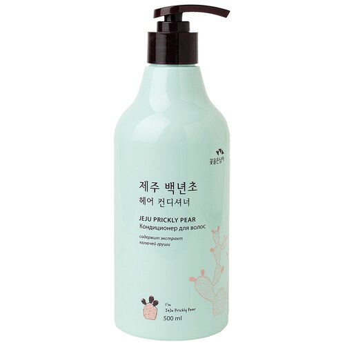 шампунь для волос flor de man jeju prickly pear hair shampoo FLOR de MAN кондиционер JEJU PRICKLY PEAR, 500 мл