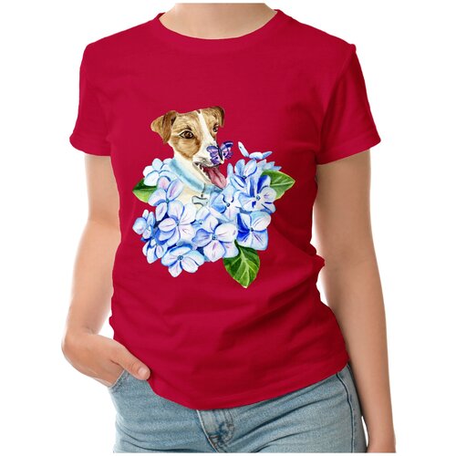 фото Футболка roly, размер s, красный