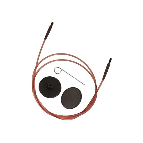 Тросик для спиц Knit Pro 31297, длина 150 см, коричневый 31282 набор deluxe special ic съемных спиц ginger knitpro