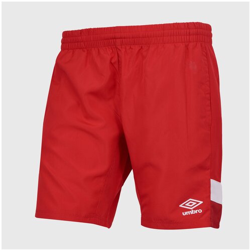 Шорты тренировочные подростковые Umbro Training 65292U-GQZ, р-р 146-152 см, Красный