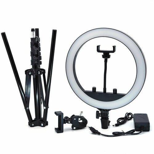 Лампа кольцевидная со штативом 30см Огонек OG-SMH04 413000₽