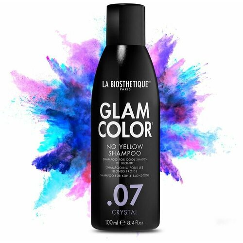 La Biosthetique, Шампунь для окрашенных волос Glam Color No Yellow Shampoo .07 Crystal TS, 100 мл