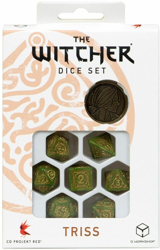 Набор кубиков The Witcher Dice Set: Triss – The Fourteenth of the Hill, 7 шт.