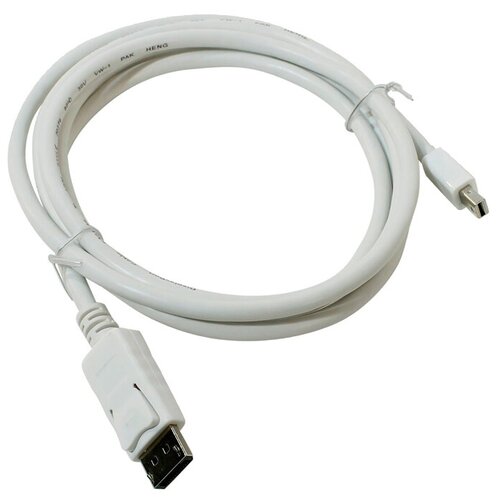 Кабель Telecom mini DisplayPort - DisplayPort (TA681), 1.8 м, белый кабель telecom mini displayport displayport ta682 1 8m 1 8 м 1 шт черный