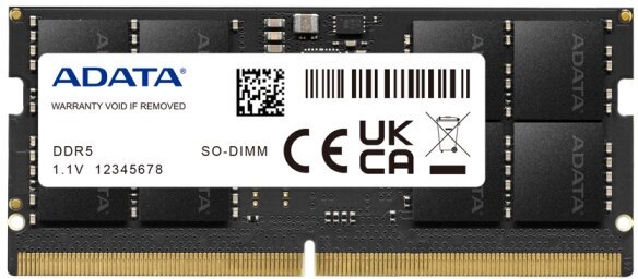 Оперативная память ADATA 16Gb DDR5 4800MHz AD5S480016G-S