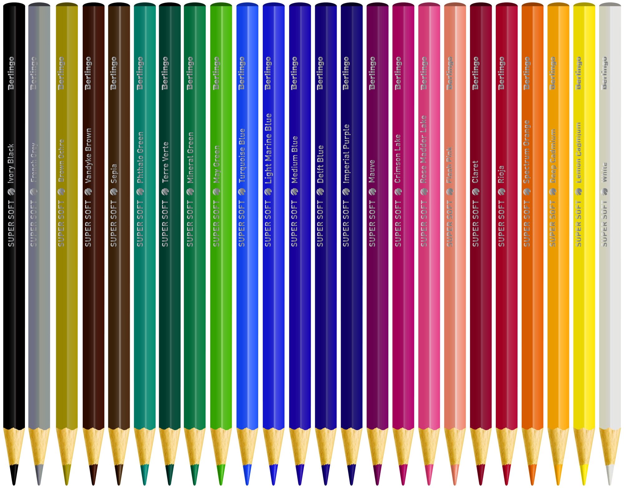 Набор карандашей Berlingo Super Soft Жил-был кот 24 цвета - фото №2