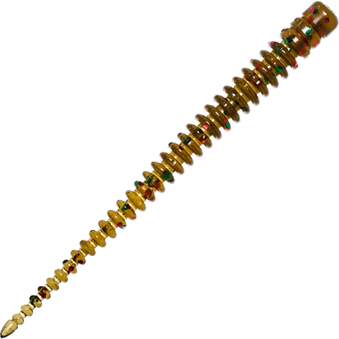Силиконовая приманка Lucky John Pro Series King Leech 2 S21 5см. 9шт.