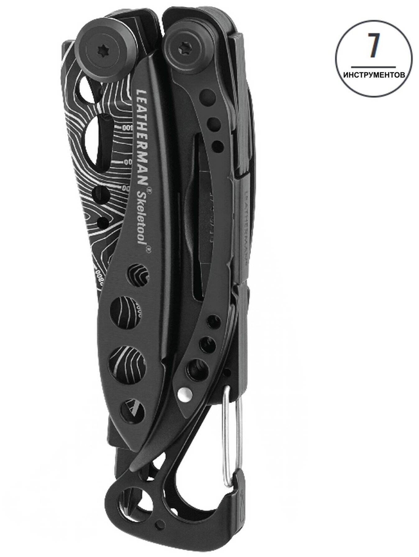 Мультитул LEATHERMAN Topo Skeletool, 7 функций, черный [832755] - фото №16