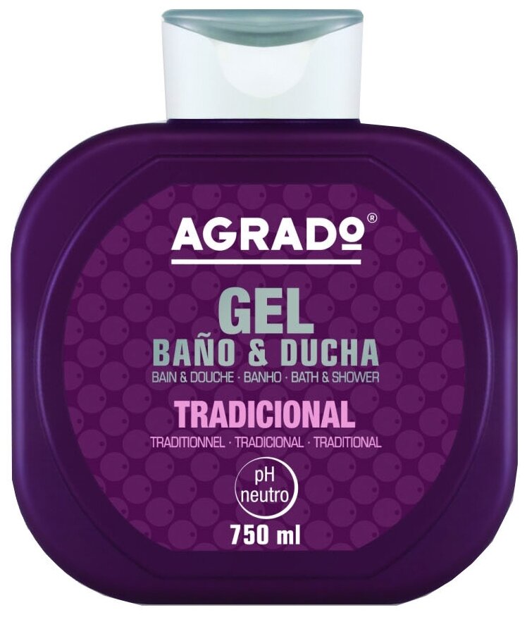 Гель для душа Agrado Traditional, 750 мл