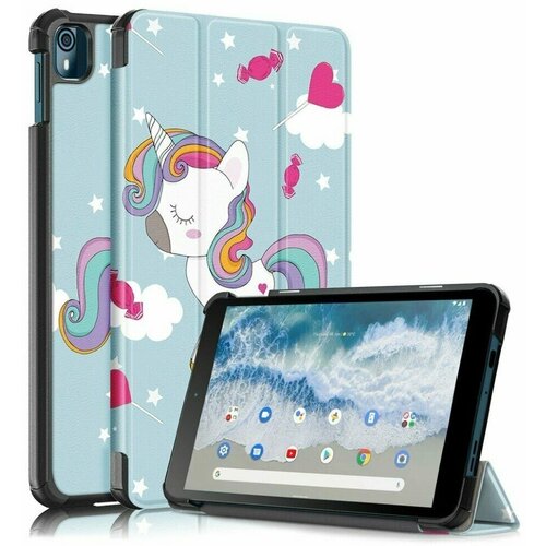 21 luxury design love printing pattern printing fashion women Чехол Smart Case для Nokia T10 (Unicorn)