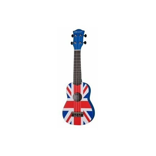 укулеле сопрано mirra uk 300 21 xl UK-300-21-YG Укулеле сопрано, с рисунком Union Jack, Mirra