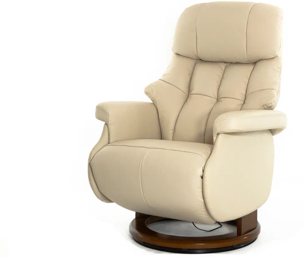 Кожаный электро-реклайнер Falto Relax Lux Electro S16099RWB, цвет кремовый