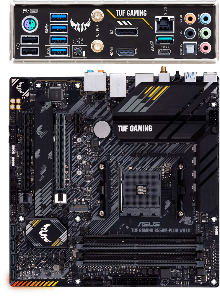 Материнская плата Asus Tuf Gaming B550M-PLUS WIFI II (90MB19Y0-M0EAY0) - фото №8