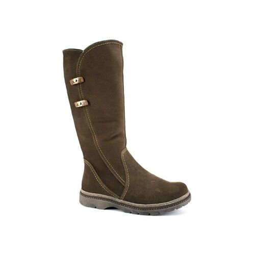 Сапоги  Burgerschuhe, зимние, натуральная кожа, полнота 7, размер 39, коричневый