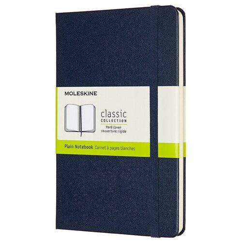 Блокнот Moleskine CLASSIC QP052B20 Medium 115x180мм 208стр. нелинованный твердая обложка синий