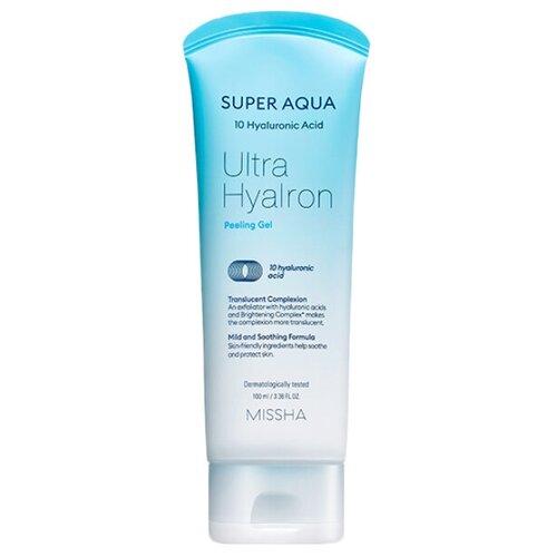 Missha пилинг-гель Super Aqua Ultra Hyalron Peeling Gel, 100 мл