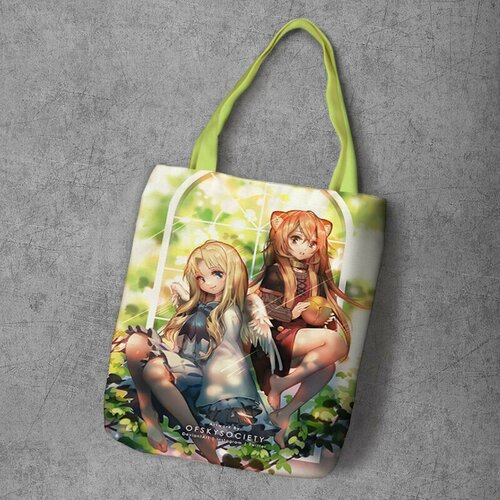 фото Сумка шоппер anime dakimakura, фактура рельефная, мультиколор
