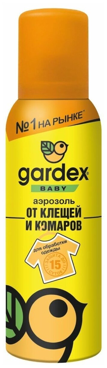 Аэрозоль от клещей Gardex Baby 100 мл