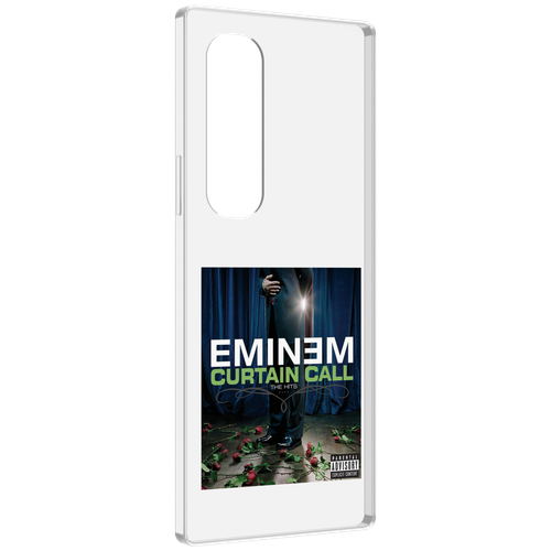 Чехол MyPads Eminem CURTAIN CALL, THE HITS для Samsung Galaxy Z Fold 4 (SM-F936) задняя-панель-накладка-бампер чехол mypads eminem curtain call the hits для samsung galaxy s23 plus задняя панель накладка бампер