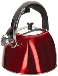 REGENT inox Чайник со свистком Linea Stendal 93-TEA-SD-01 3 л, красный