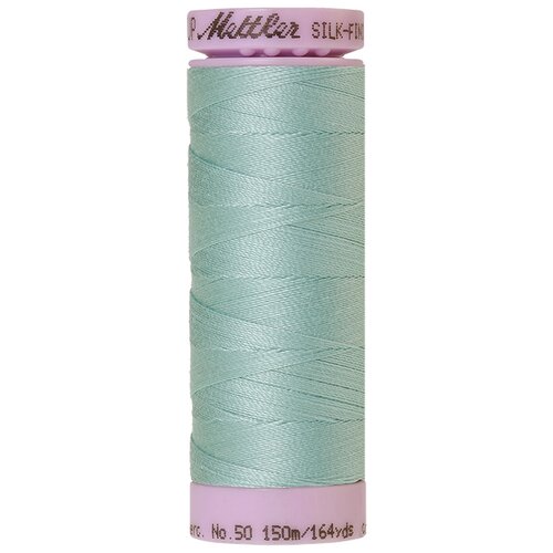 Нить для машинного квилтинга SILK-FINISH COTTON 50, 150 м 100% хлопок 0229 Island Waters ( 9105-0229 )