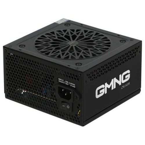 Блок питания Оклик ATX 700W GMNG PSU-700W-80+ 80 PLUS WHITE (24+4+4pin) APFC 120mm fan 6xSATA RTL