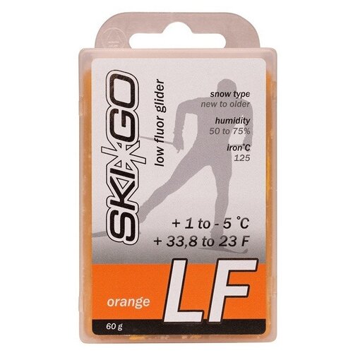 Парафин SkiGo LF Orange, +1/-5, 60 г