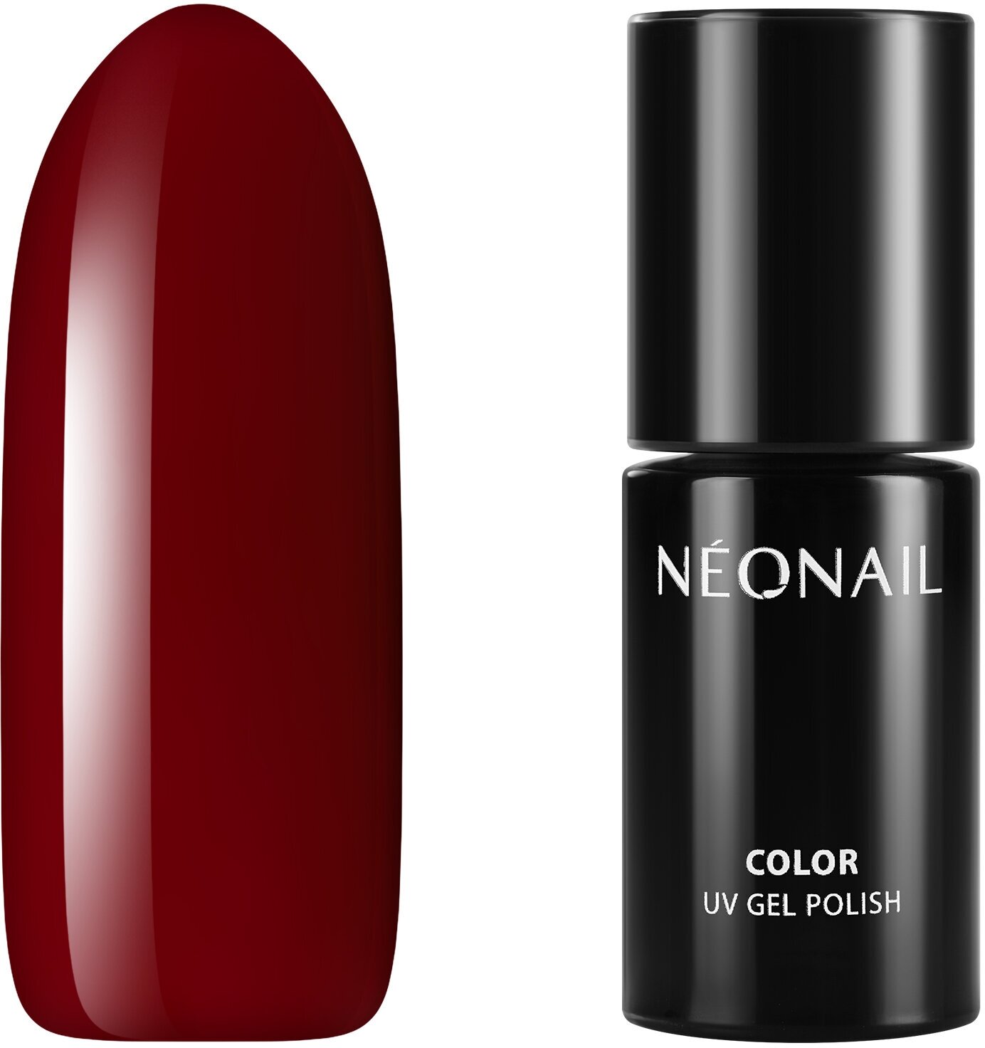 Гель-лак для ногтей NeoNail плотный самовыравнивающийся темный насыщенный, красный, 7,2 мл