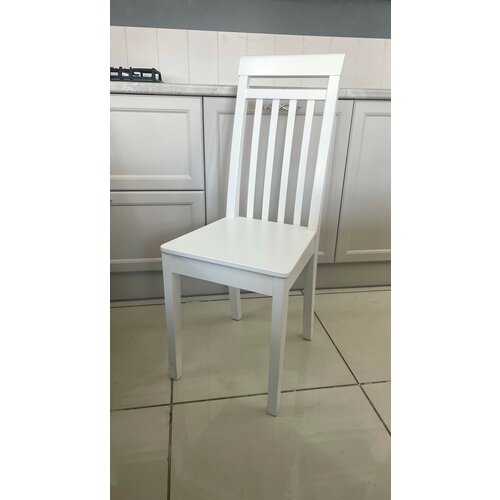 Стул на кухню Эдвин, деревянный, белый